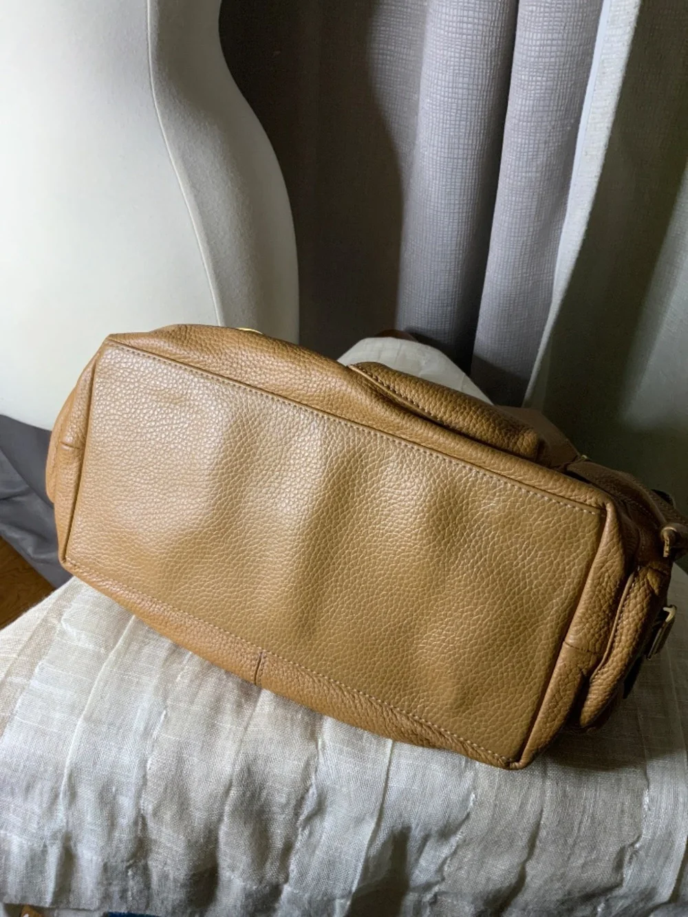Maxx New York Tan Leather Bag